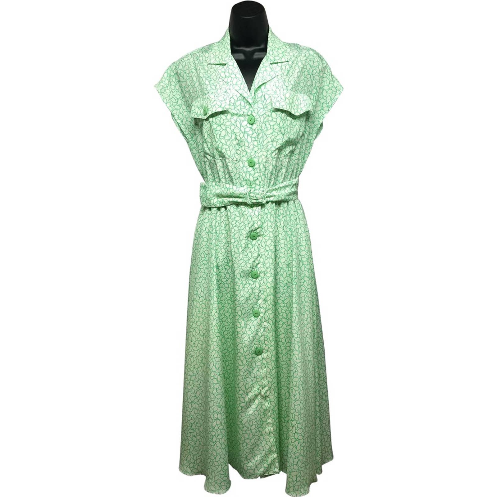 St. Jacques Paris Belted Poly Midi Dress 6